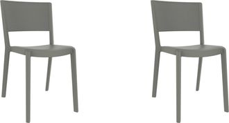 Resol Spot Set 2 Silla Interior, Exterior Gris Verdoso