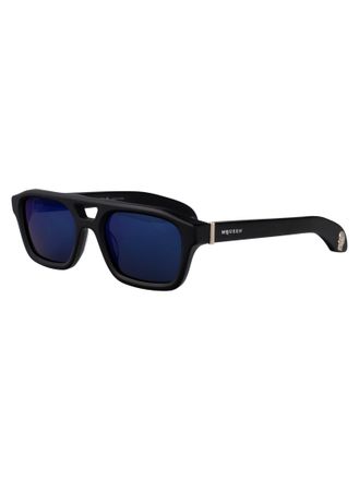 Alexander McQueen AM0505S Acetate Wayfarer Sunglasses - Black