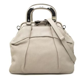 Celine Pre-owned Celine Grained Calfskin Soft Frame Doctor Bag Ladies WYHLLO87NMV0IMHD