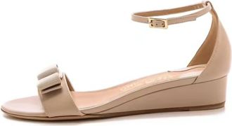 Ferragamo Womens Margot Wedge Sandal In Newbisque