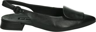 Paul Green Zwarte Sling-back Schoen - Dames - Pumps - Zwart - 38 1/2 EU - Leer - Schoenen
