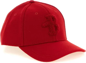 Ballantyne Embossed Monogram Baseball Cap - Red