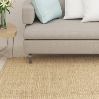 Berkfield Home Rug Natural Sisal 100x250 cm in Brown | Size: Medium