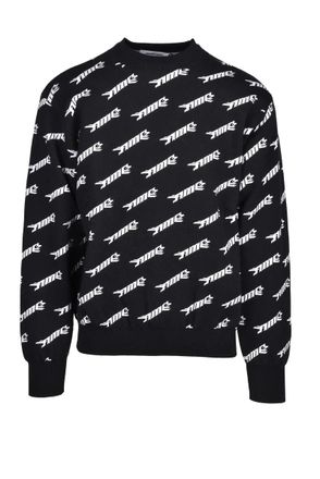 AMBUSH Virgin Wool Sweater - Black/White