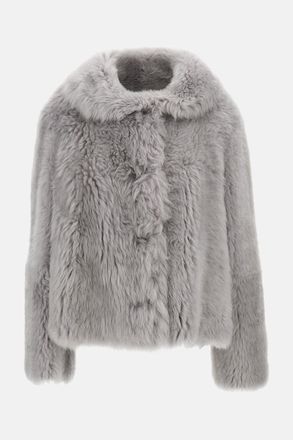 Desa Giacca Trapezoidale In Pelliccia