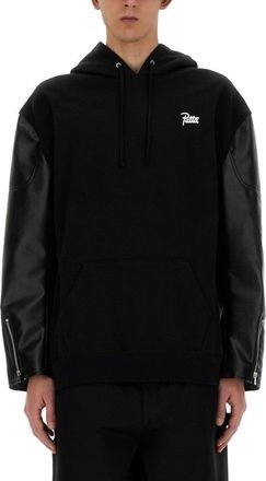 Junya Watanabe Hooded Black Flap Sweatshirt