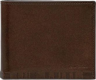 Paul Smith Portafoglio bi-fold in pelle - Marrone