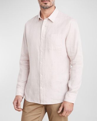 Vince Mens Linen Sport Shirt