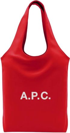 A.P.C. Ninon Small Tote Bag - unisex - A.P.C. - Shopping Bags - Red - ONE SIZE - Bags