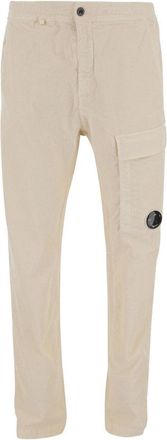 C.P. Company Stretch Cotton Velveteen Pants With Functional Pockets