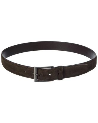 Brooks Brothers Feather Edge Italian Suede Belt