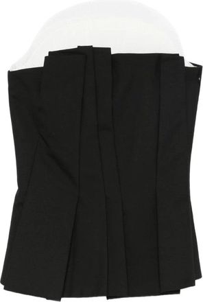 Róhe Pleated Bustier Top