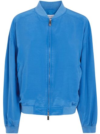 Versace Blouson Overdyed Silk Popeline