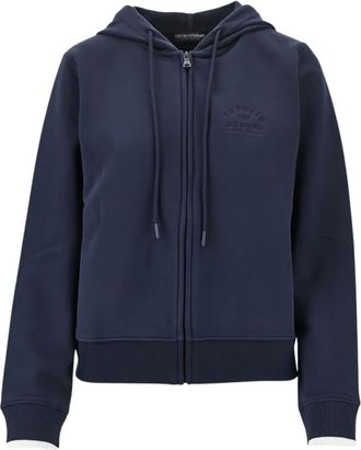 Emporio Armani Zip-through Sweatshirt - Dames - Sweatshirts & Hoodies - Blauw - Maat: S