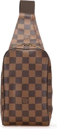 Louis Vuitton Pre-owned Cross Body Bags, female, Brown, Size: ONE SIZE Pre-owned Pochette Crossbody Damier Ebene