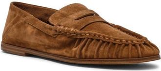 Steve Madden Stewart Convertible Penny Loafer in Chestnut Suede at Nordstrom, Size 5.5