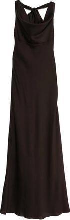 Amsale Abito Hammered - Marrone