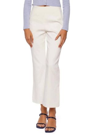 Jonathan Simkhai Evie Cropped Pants In Ivory