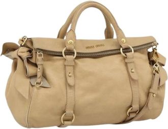 Miu Miu Borsa Pre-owned - - Pre-owned - Donna - Beige - ONE SIZE
