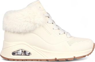 Skechers Uno Fall Air Ankle Boots Off-White, White, 6.5 UK