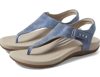 Aetrex Womens Ellie Sandal In Blue