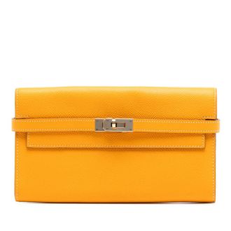 Herm&egrave;s Pre-owned Hermes Epsom Kelly Longue Wallet Ladies M73Y3UONFCDMNZLE