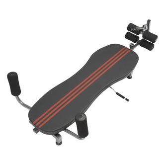 OEM Banco Para Estiramientos De Espalda, Altura Ajustable, Capacidad De Peso De 150 Kg (330 Lbs), Color Negro Y Rojo