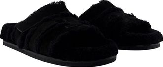 Tory Burch Womens Ines Sport Slipper Black Calfskin