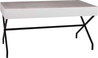 Wanderlust Deco Wanderlust Deco - Mesa De Madera Y Metal 160x80x80