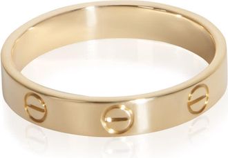 Cartier Pre-Owned Cartier Yellow Gold Small Model Love Ring