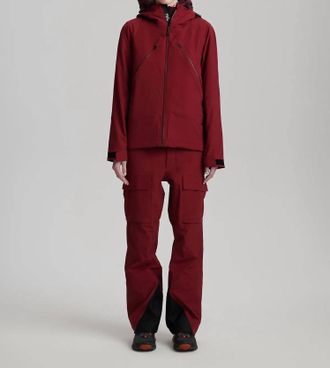 Aztech Mountain Hayden 3L Shell Jacket In Burgundy