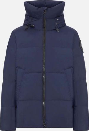 Canada Goose Mens Canada Goose Atlantic Navy Crofton Padded Jacket - Blue - Size: 38/Regular