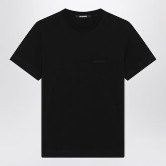 Jacquemus T-Shirt aus Baumwoll-Nera-Con-Logo