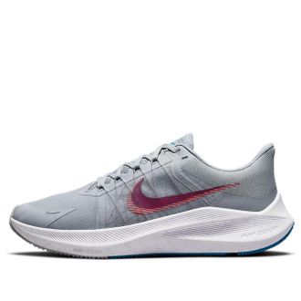 Nike Air Zoom Winflo 8 Wolf Grey Bright Crimson CW3419-004