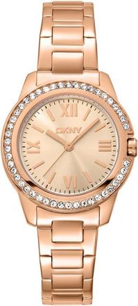 DKNY L 105 Bracelet Watch in Rose Gold at Nordstrom