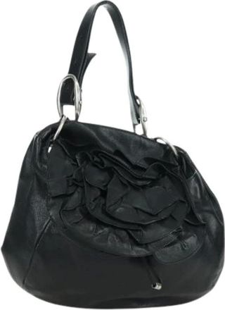 Saint Laurent Pre-owned Shoulder Bags, female, Black, Size: ONE SIZE Pre-owned Vintage Shoulder Bag