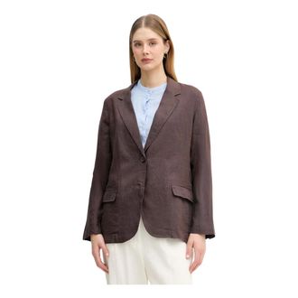 Benetton Dames, Jassen, Bruin, Maat: M Linnen