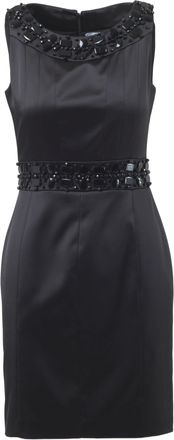 Blumarine Blugirl Silk Crystal Embellished Cocktail Dress - 00s