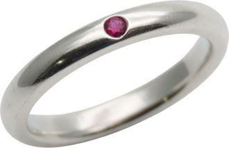 Tiffany & Co. Silver Silver 925 Band Ring (Pre-Owned)