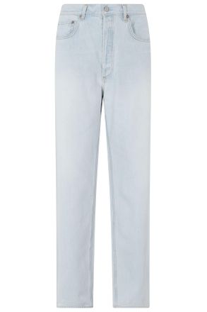 A Gold E Light Denim 90s Five-Pocket Wide-Leg Cotton Jeans