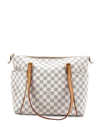 Louis Vuitton Borsa tote a mano Totally Damier MM - Bianco