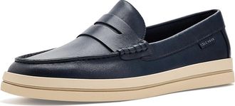 Cole Haan Pinch Long-weekender Penny Mens Flat Shoes Navy Blazer/Angora : 11.5 D - Medium, Leather