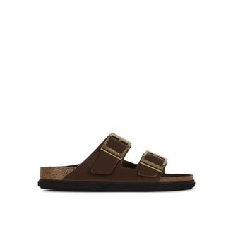 Birkenstock Sliders, female, Brown, Size: 10 US Arizona DB Lena HS Carafe HEX Cupsole