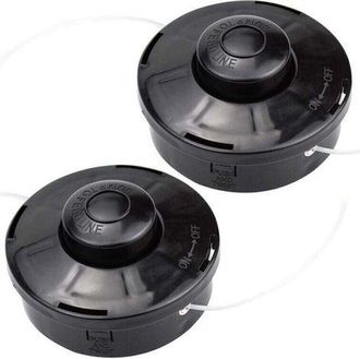OEM Juego De 2 Cabezales Universales Para Desbrozadora Ulisem, Carrete De Repuesto De Nailon A6481 Para Cabezal De Corte De Desbrozadora M10 X 1,25 Para D