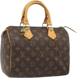 Louis Vuitton Pre-owned Monogram Hand Bag - Dames - Vintage Handtas - Bruin - ONE Size - Leer - Vintage