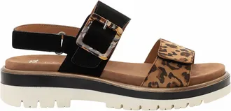 Ara Womens Marbella Straps Sandals In Nature/black