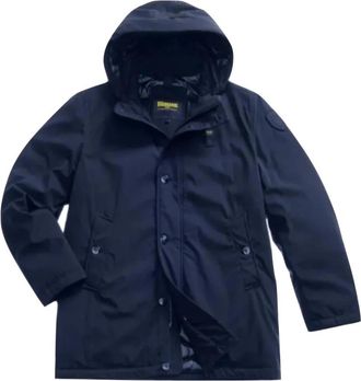 Blauer Chester Parka - Heren - Gewatteerde jassen - Blauw - M - Polyester - Jassen
