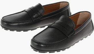 Ermenegildo Zegna EZ LUXURY leather loafers size 10,5