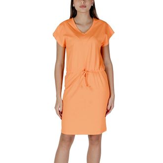 b.young Womens By14886 Orange Mini Dress - Coral
