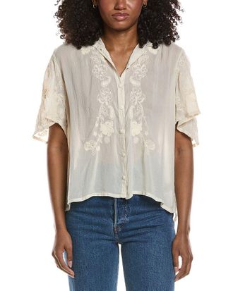 Johnny Was Gardenia Shirt